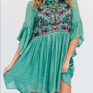 Floral Sleeve Dress